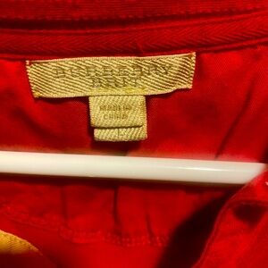 Burberry Red Polo